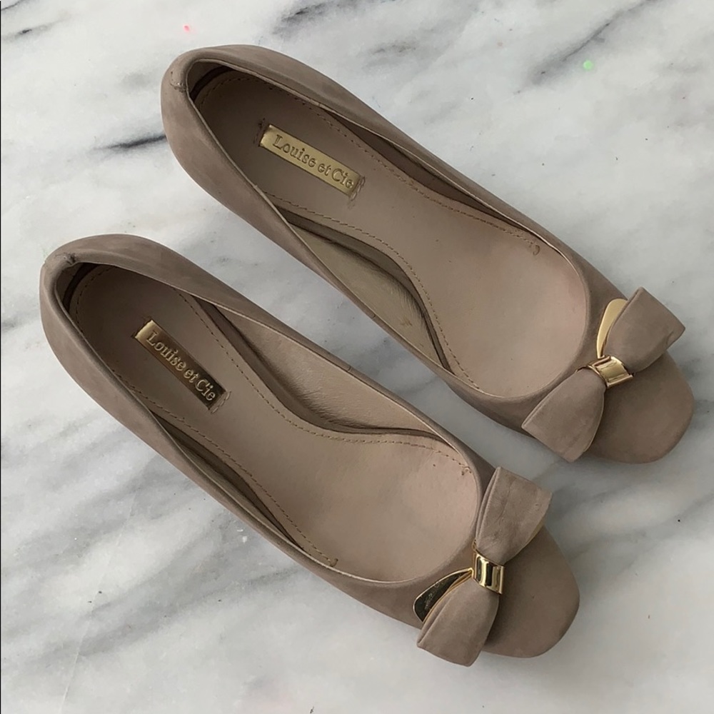 Louise et Cie Tan Block Heel